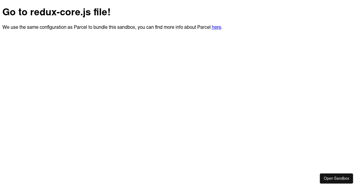Core Redux in Javascript - Codesandbox