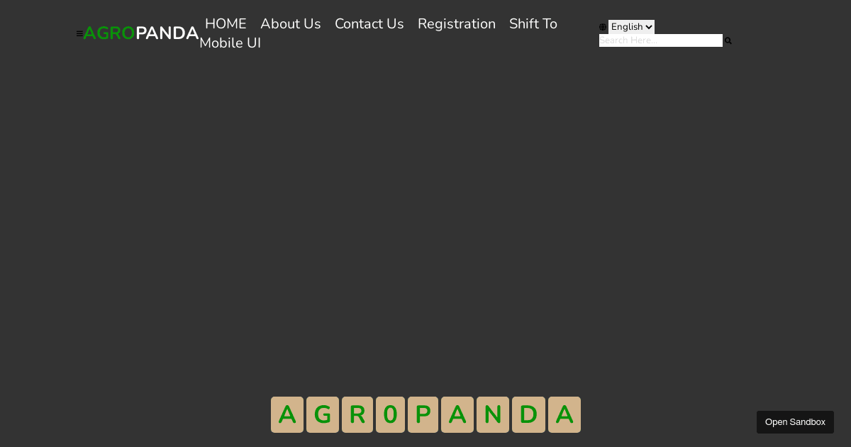 agriwebsite (forked) - Codesandbox