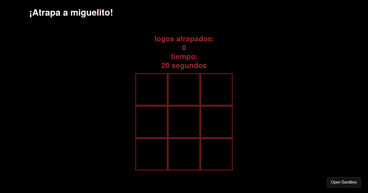 Proyecto yiyo - Codesandbox