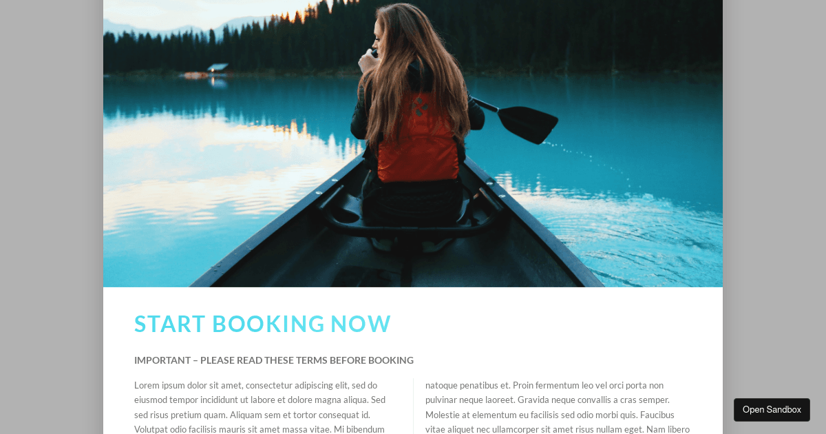 Flexbox responsive popup - Codesandbox