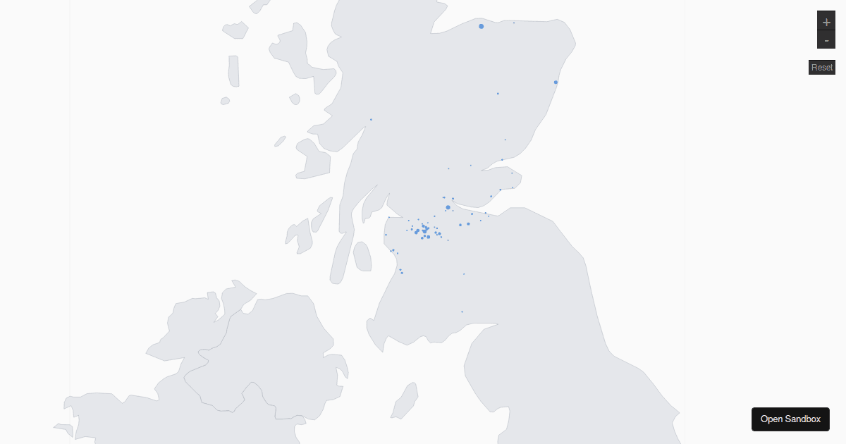 Visx Map Coordinates - Codesandbox