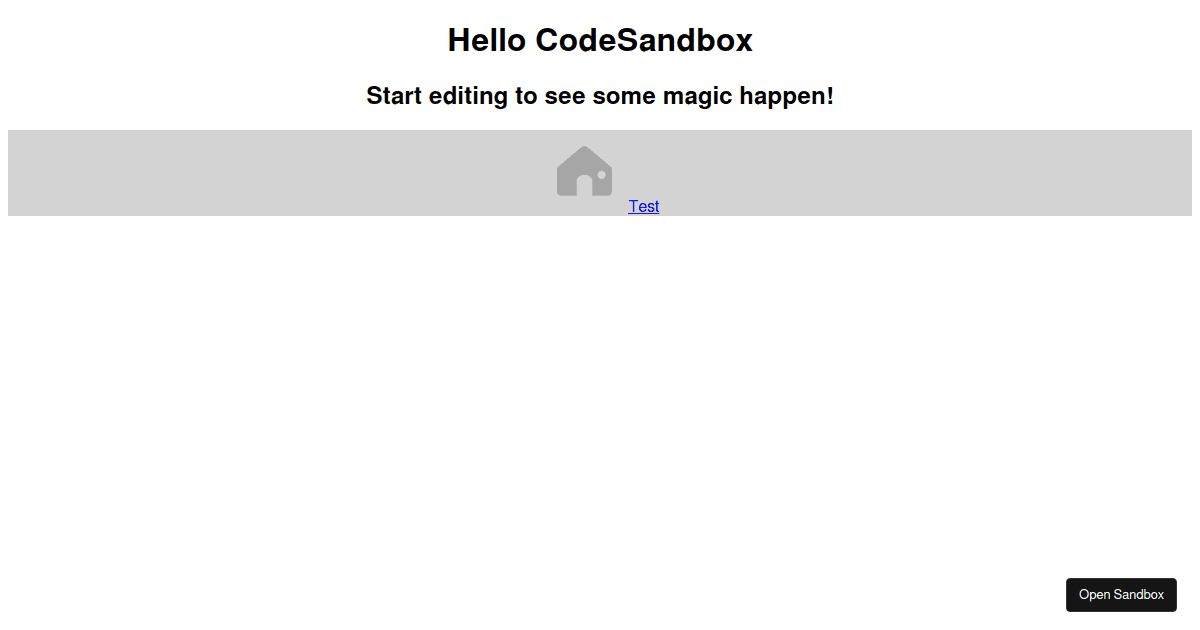 import SVG and style with CSS - Codesandbox