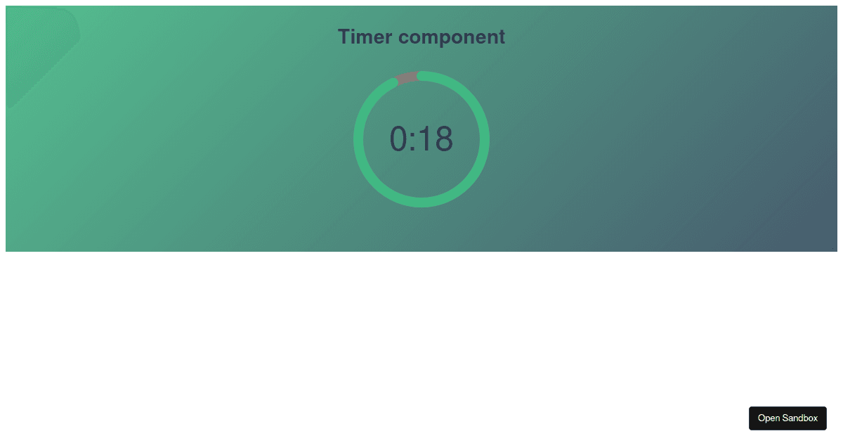 Vue.js Interview Challenge - #10 - Countdown Timer - Codesandbox