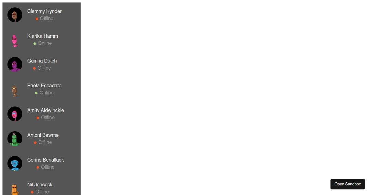 react - Codesandbox
