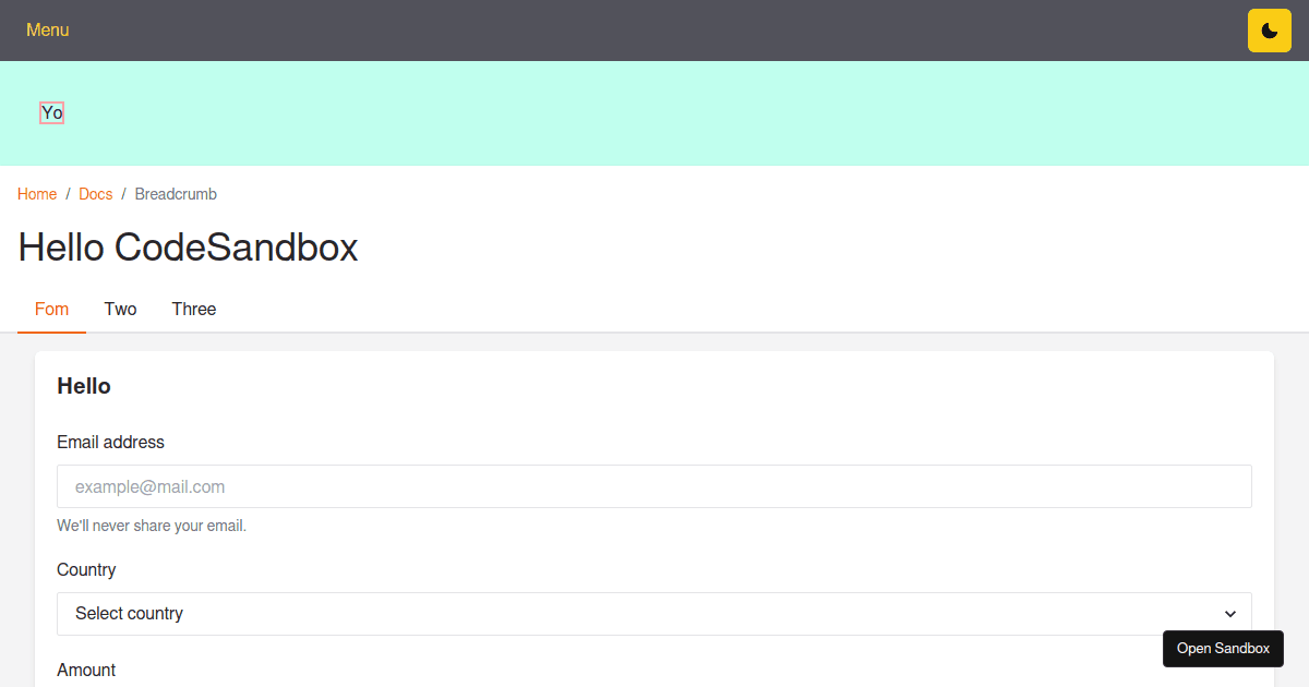 w2v - Codesandbox