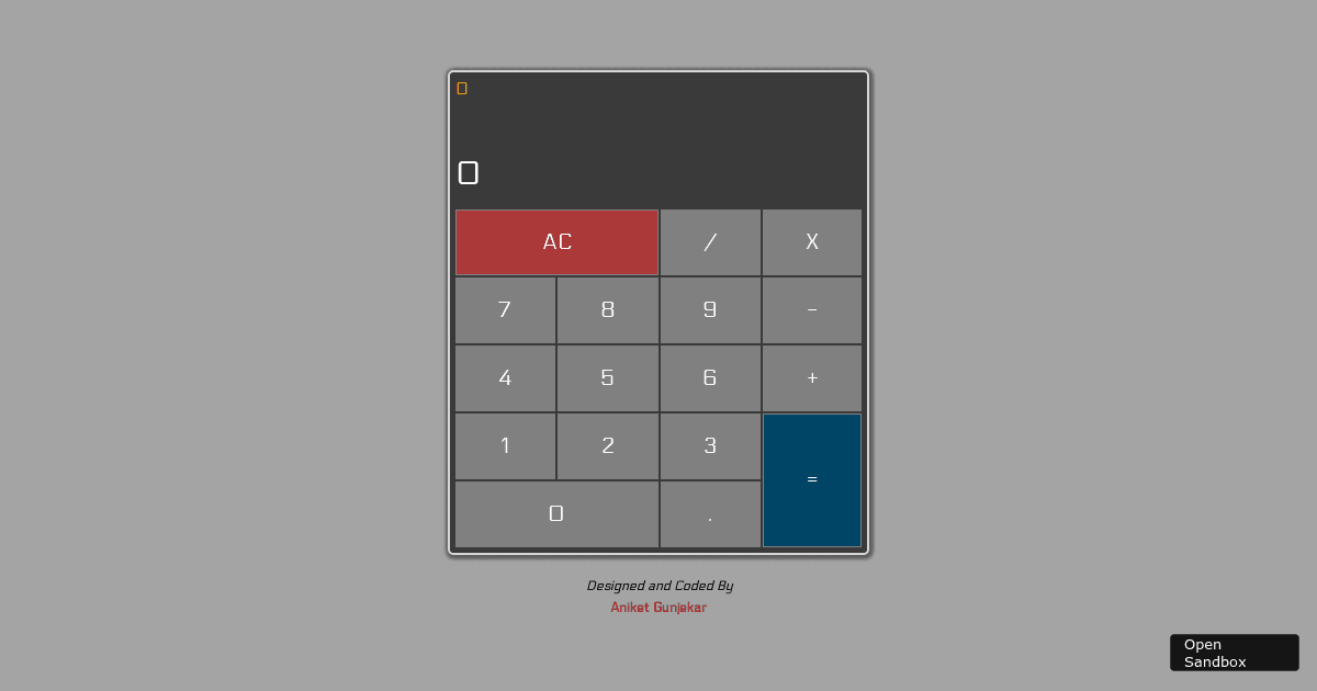 js_calculator Codesandbox