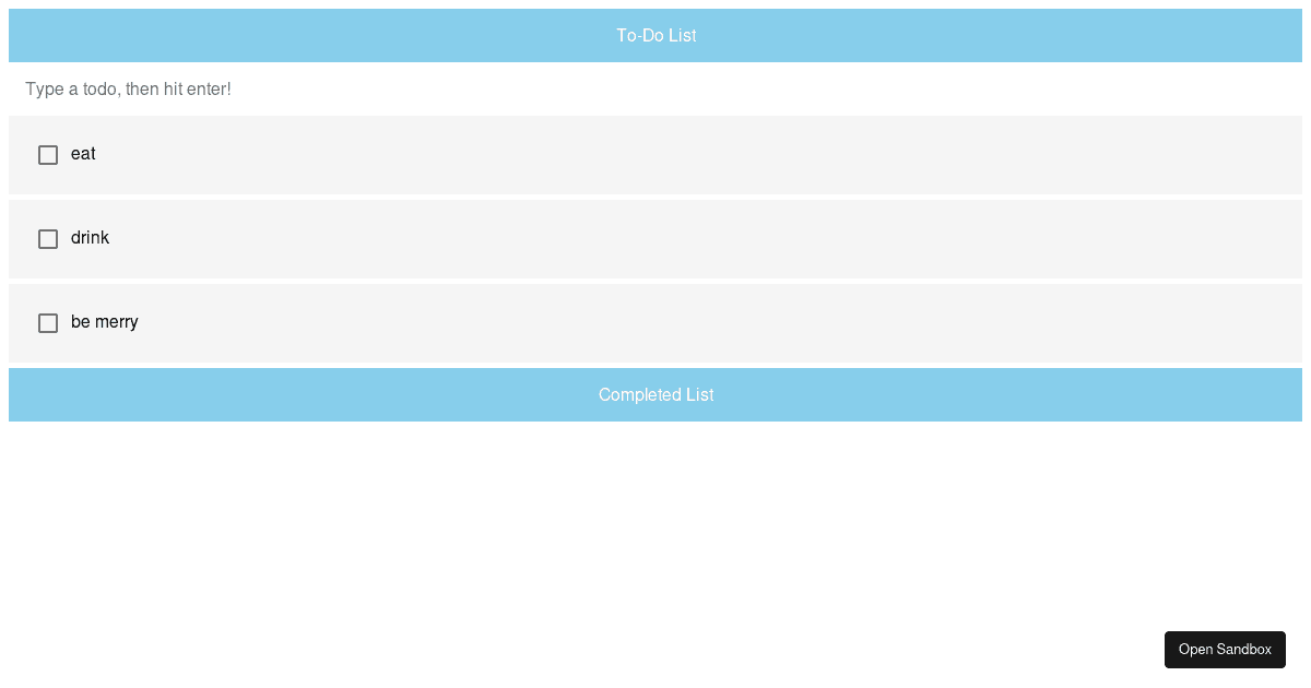 new - Codesandbox
