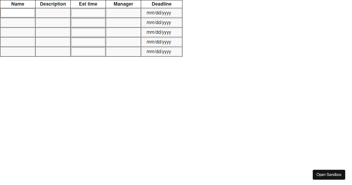 How to paste vaues from excel sheet to table and store it in state in