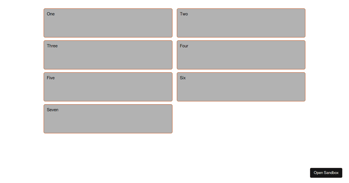 grid - Codesandbox