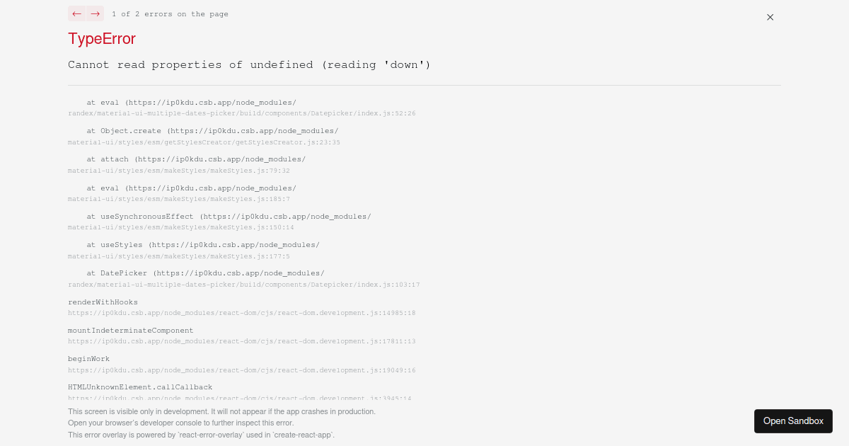 React Typescript (forked) - Codesandbox