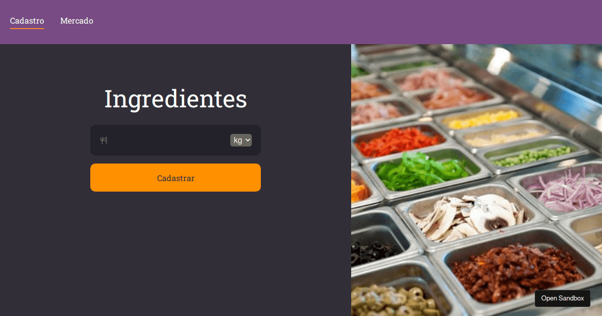 restaurant - Codesandbox