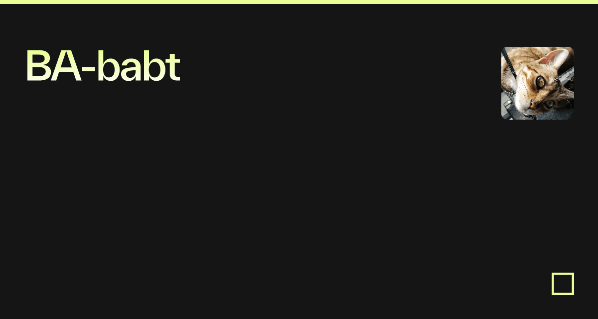 BA-babt - Codesandbox