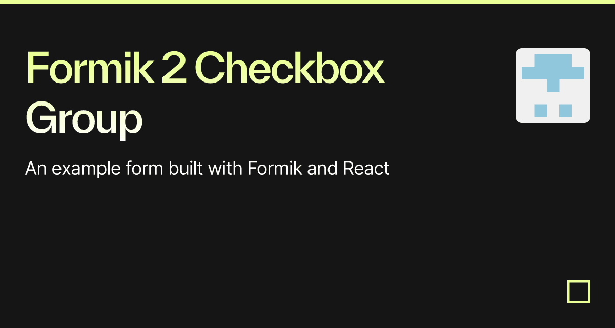 formik-2-checkbox-group-codesandbox