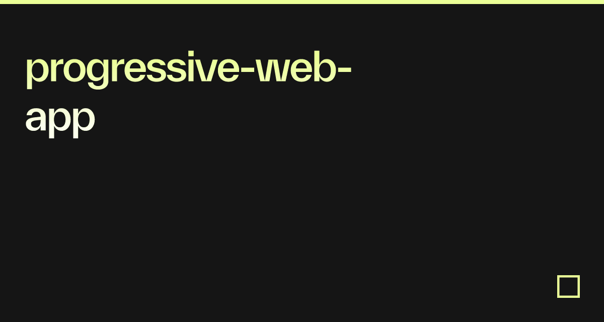 progressive-web-app-codesandbox