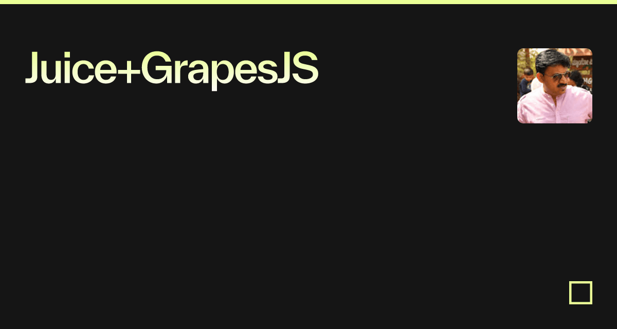 Juice+GrapesJS Codesandbox