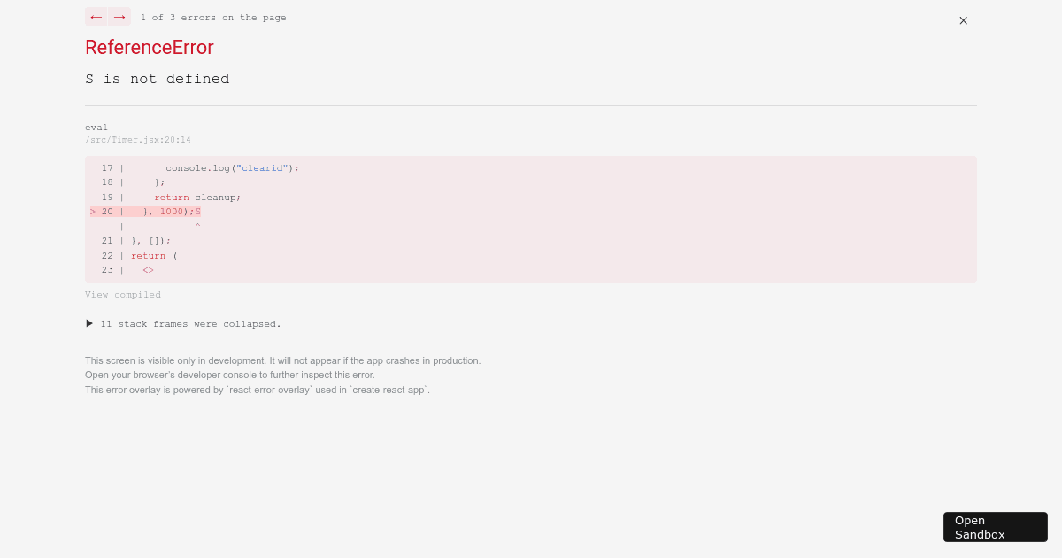 react - Codesandbox