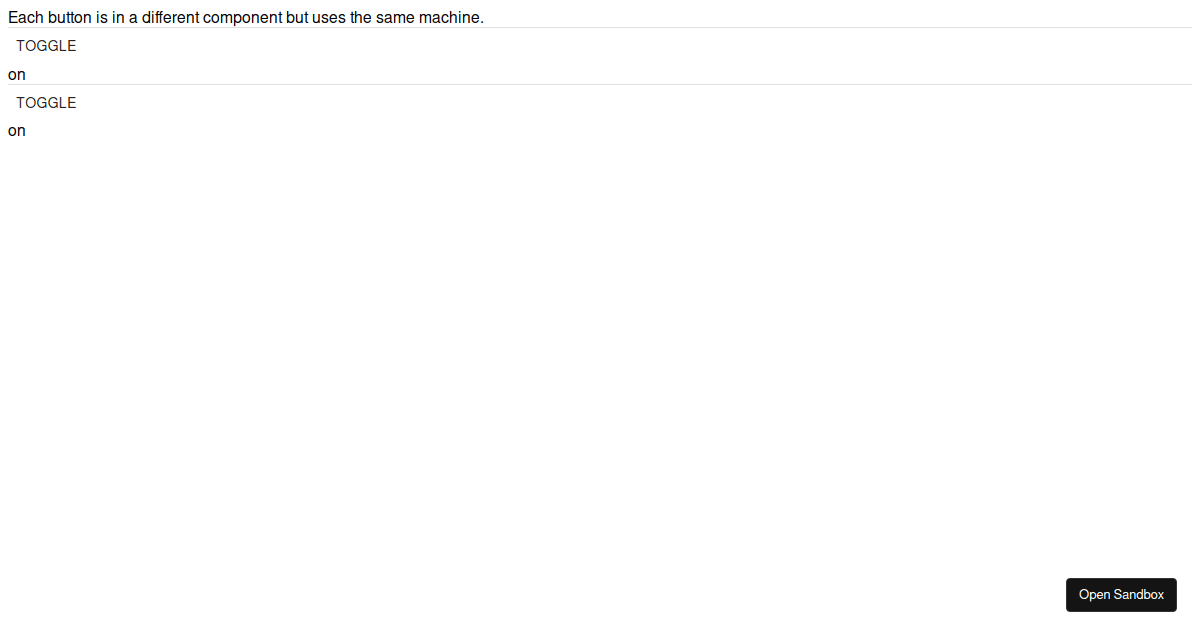 xstate + useContext - Codesandbox