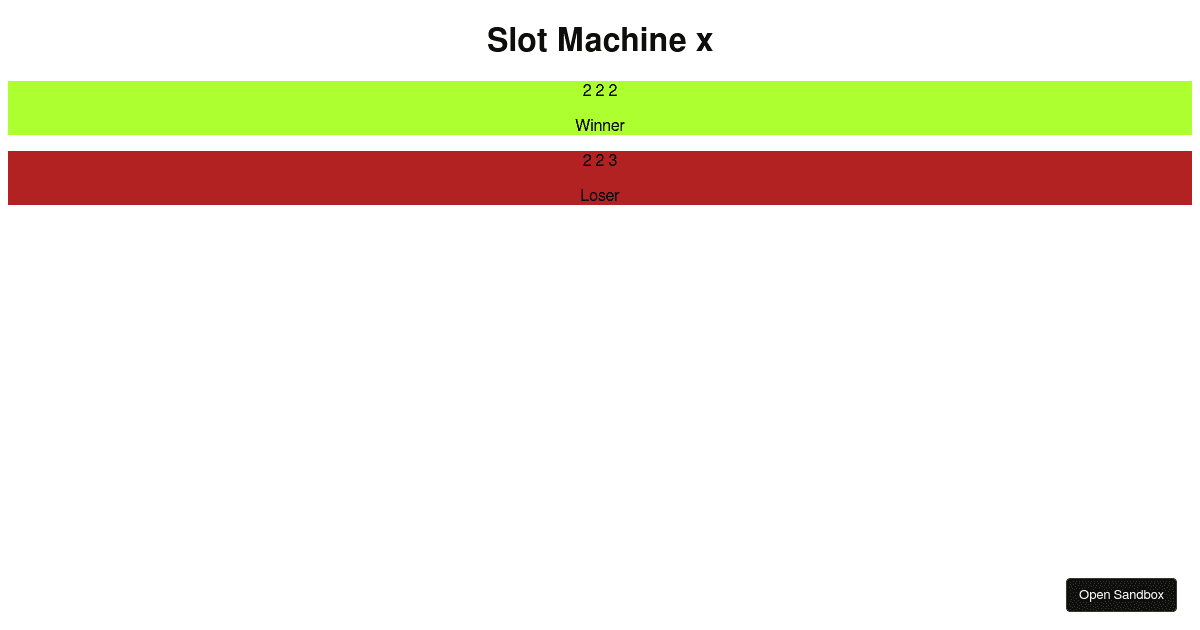 Props - Codesandbox