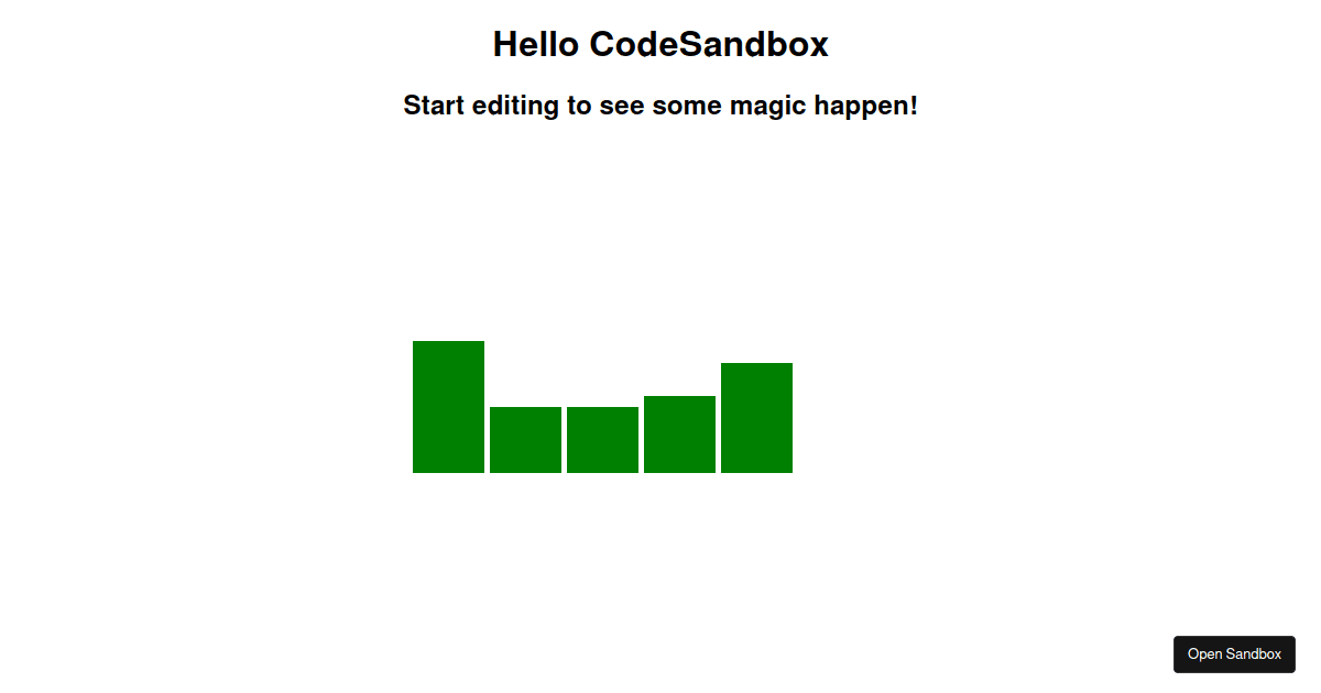 D3 React Hooks - Codesandbox