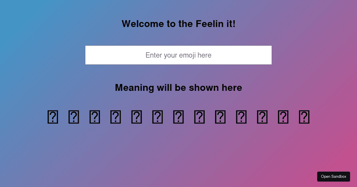 emoji-interpreter - Codesandbox
