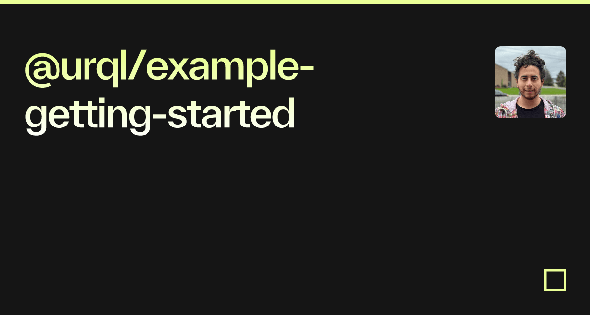 @urql/example-getting-started - Codesandbox