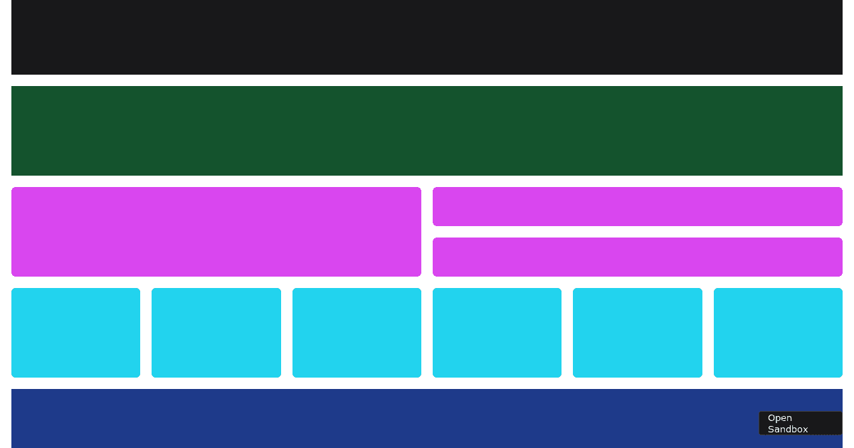 tailwind-responsive-grid - Codesandbox