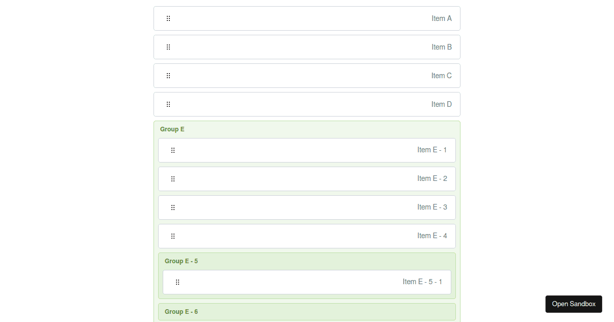 React Sortful Test - Codesandbox