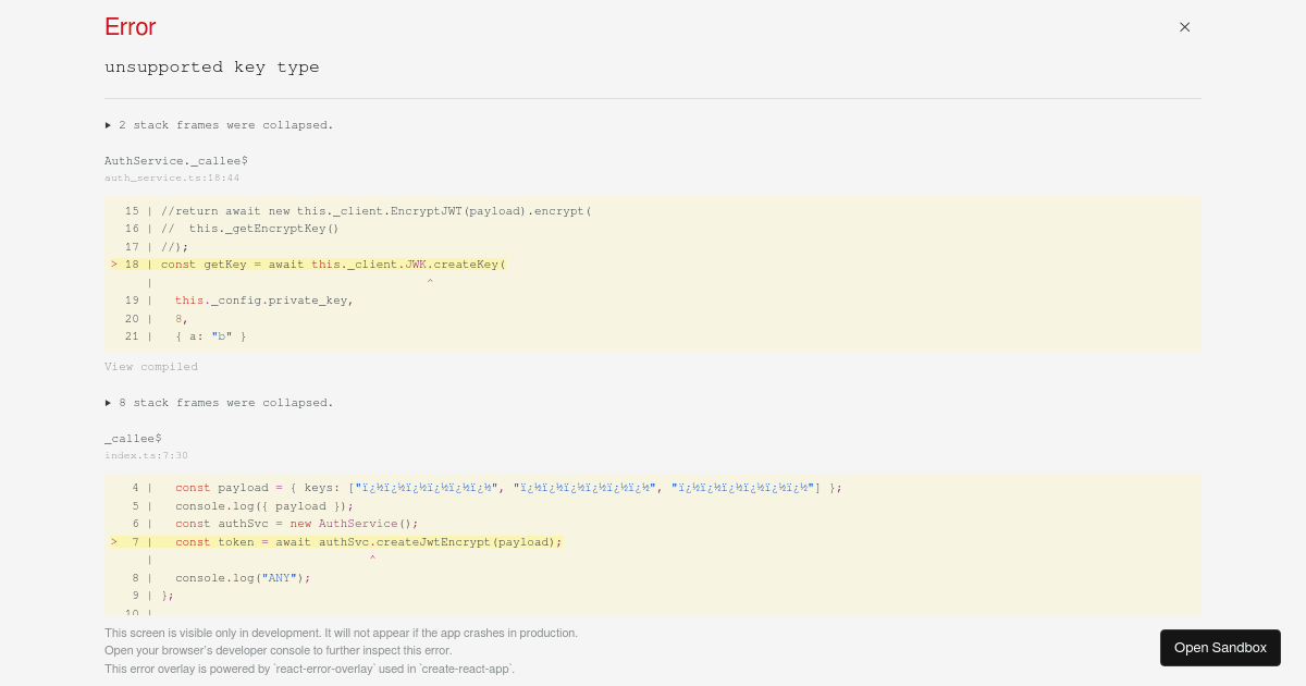 TypeScript (forked) - Codesandbox