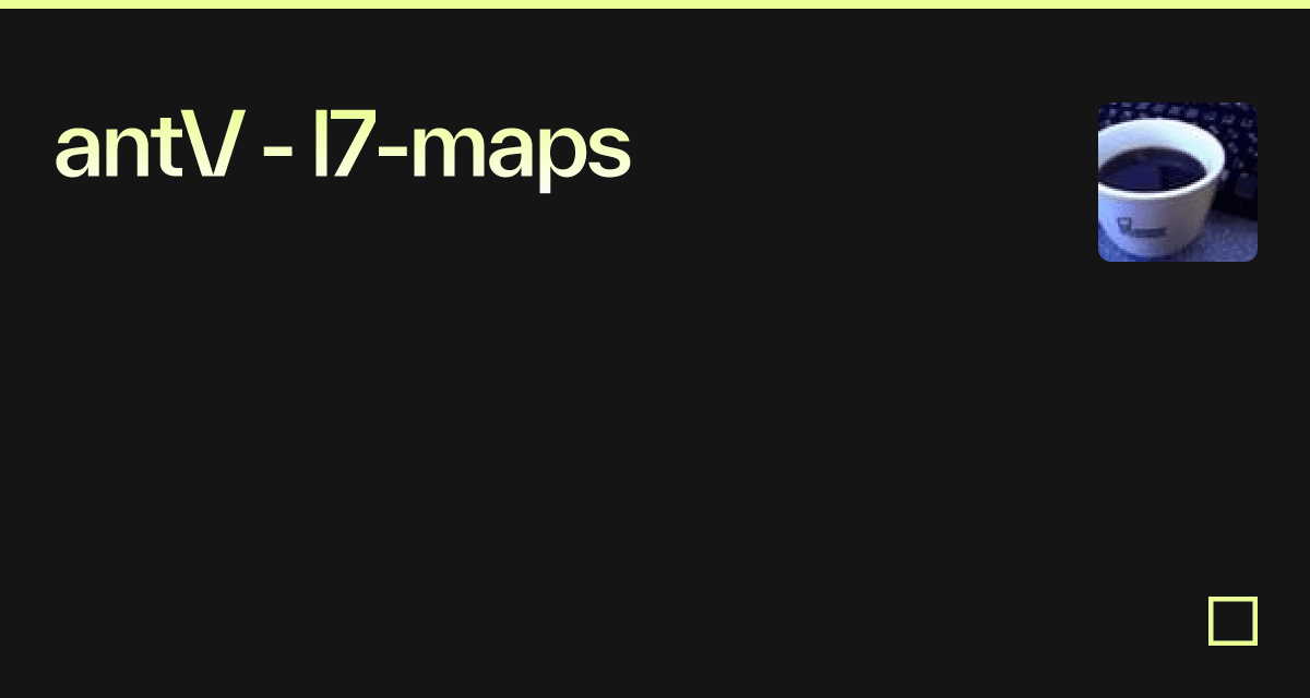 antV - l7-maps - Codesandbox
