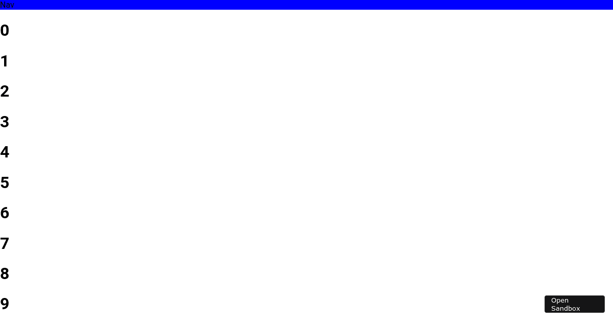 InView render props (forked) - Codesandbox