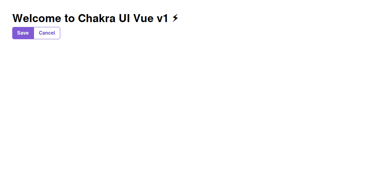 Chakra UI Vue v1 - Codesandbox