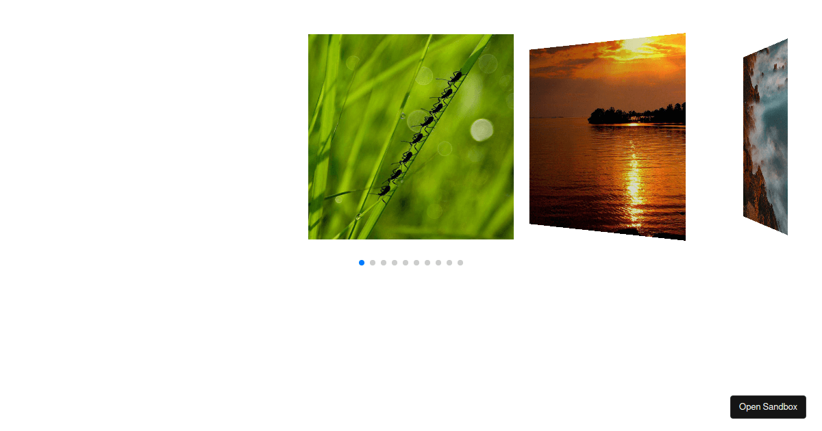 Swiper - Effect Coverflow - Codesandbox
