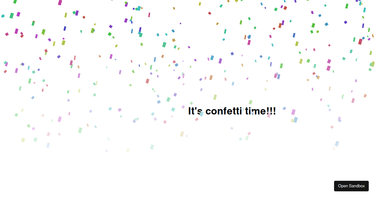 react-raining-confetti (forked) - Codesandbox