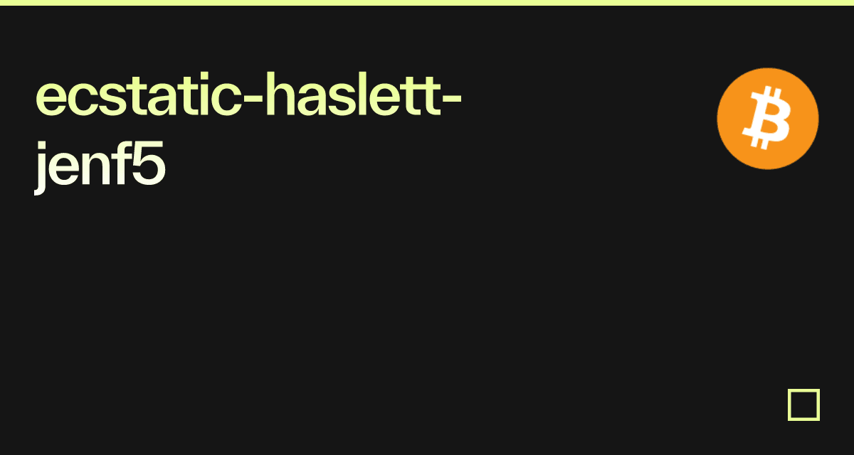 ecstatichaslettjenf5 Codesandbox