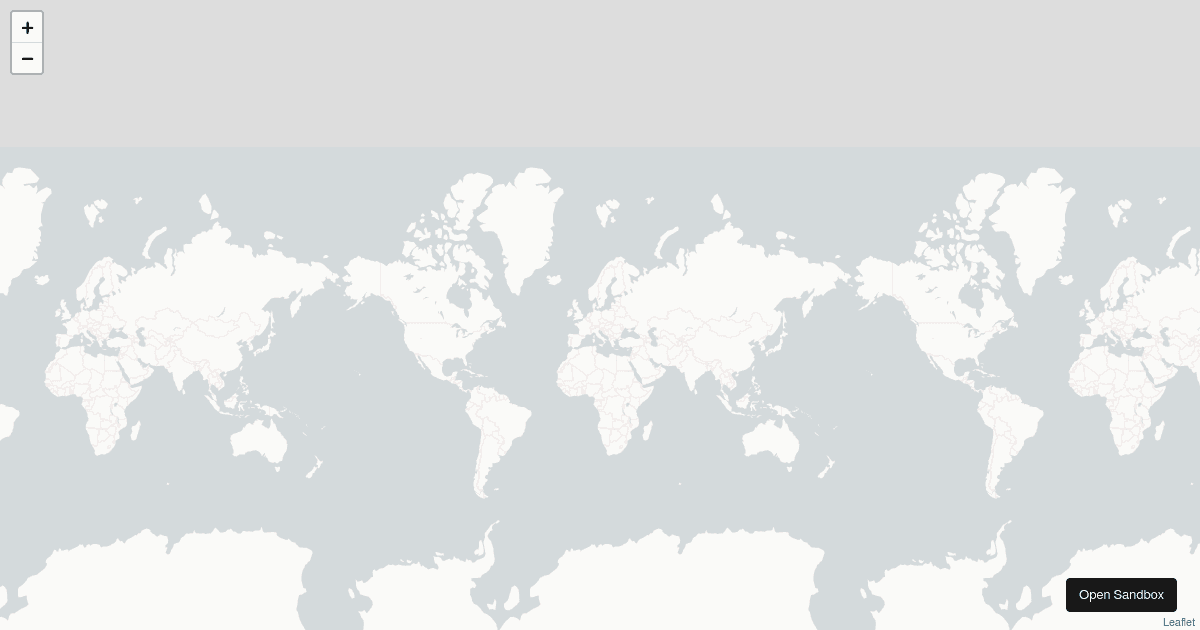 leaflet-swoopy demo (forked) - Codesandbox