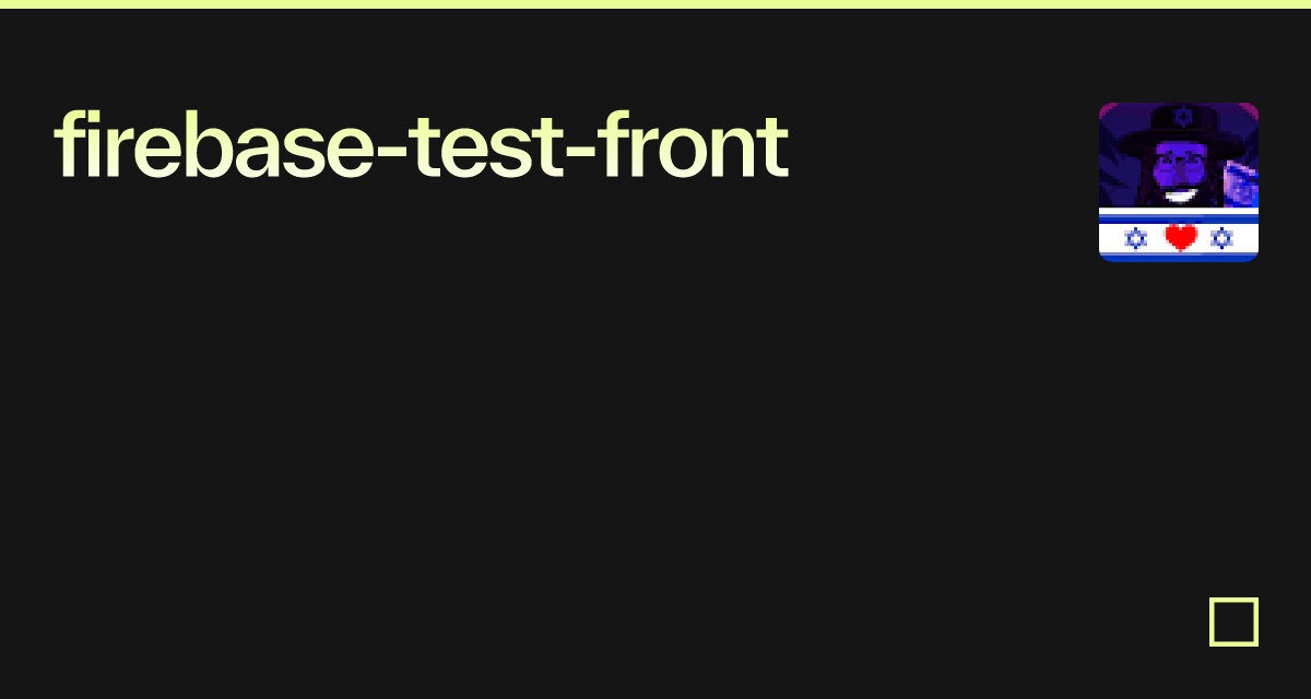 firebase-test-front - Codesandbox