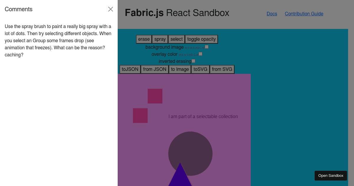 fabric_app Codesandbox