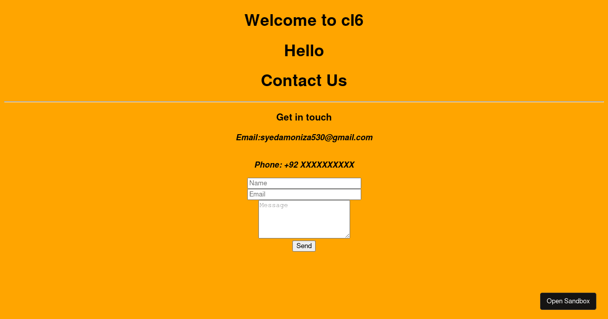 SAMPLE - Codesandbox