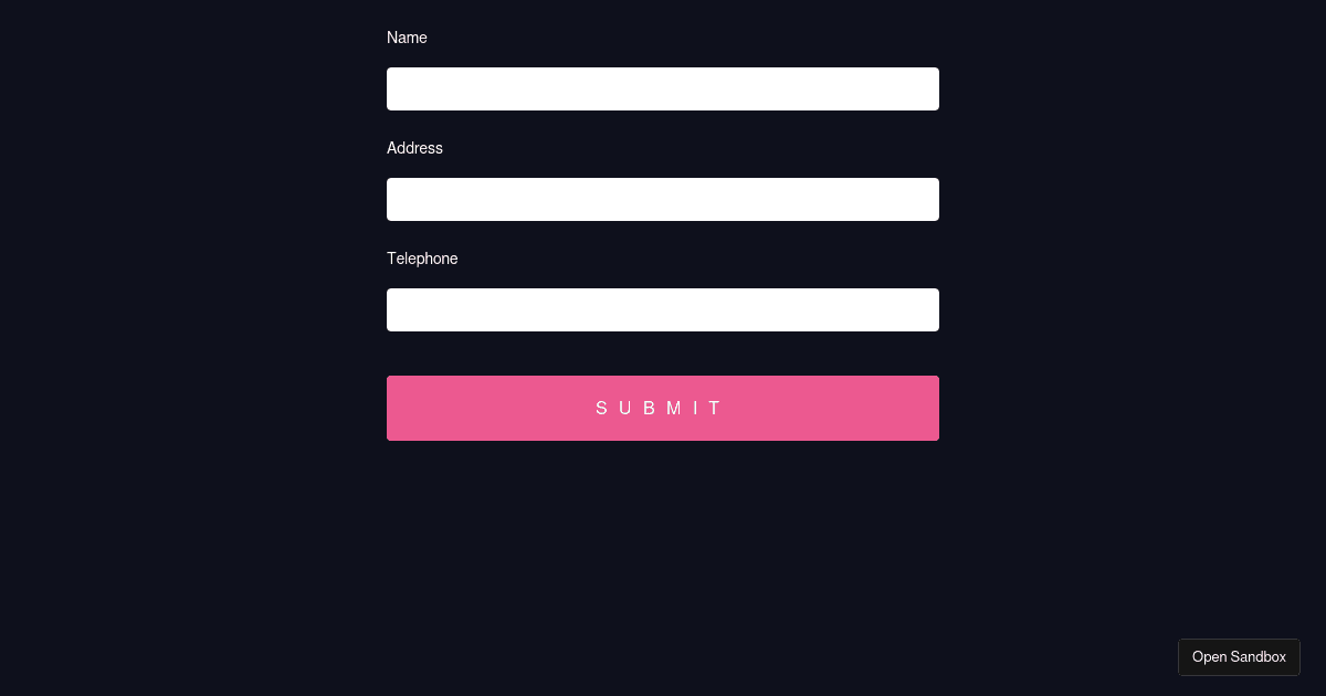 Sample - Codesandbox