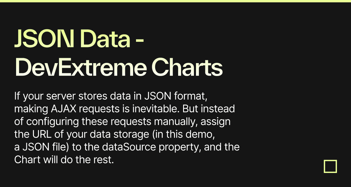 JSON Data - DevExtreme Charts - Codesandbox