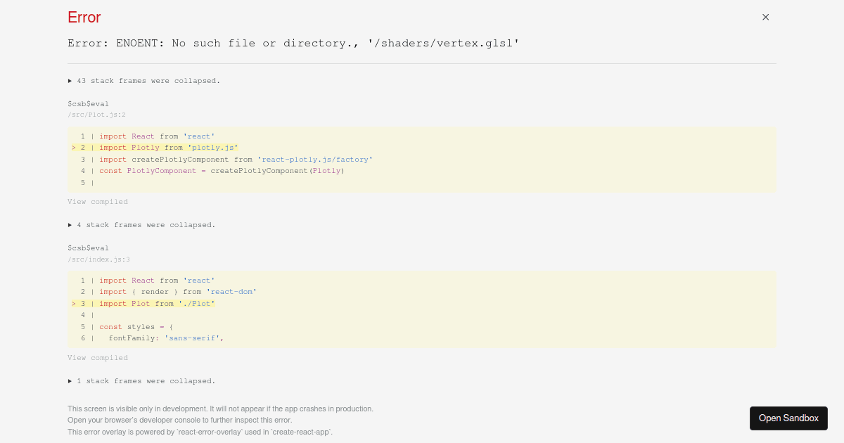React Plotly Example (forked) - Codesandbox