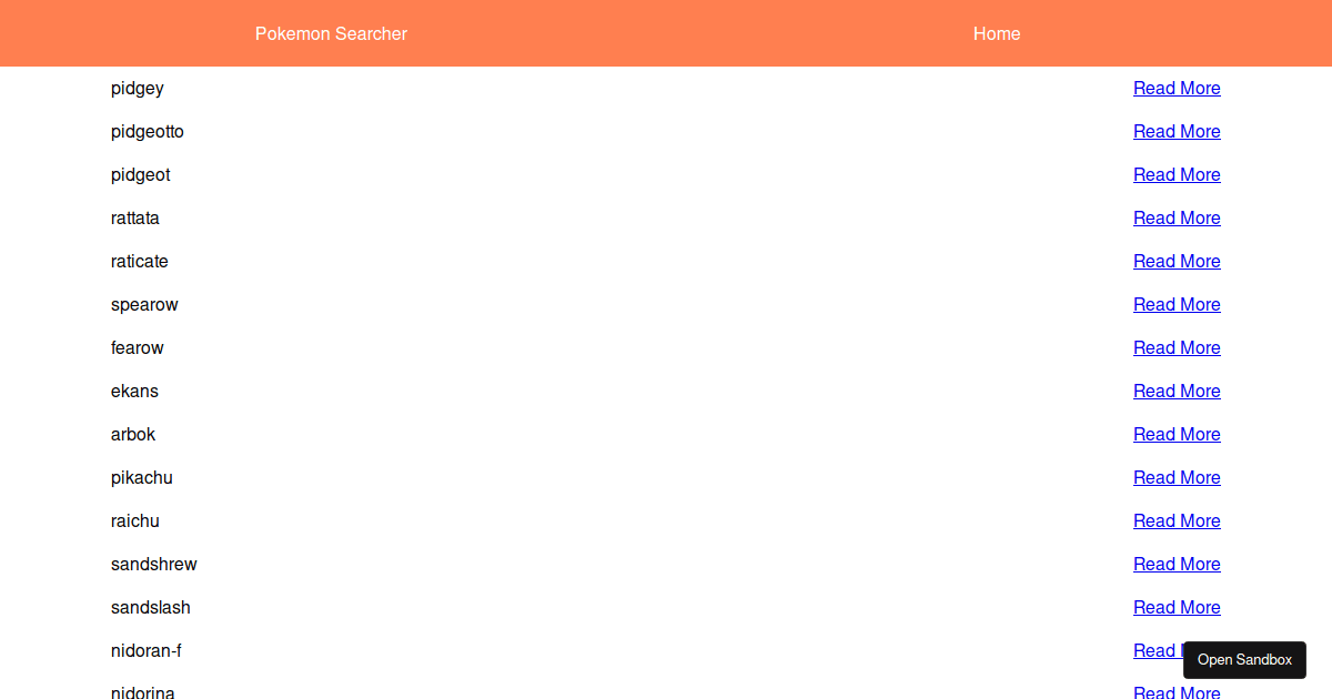pokemon-searcher - Codesandbox