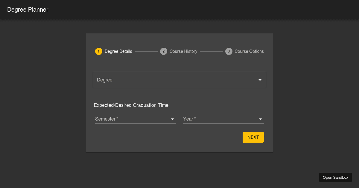 scheduleapp - Codesandbox