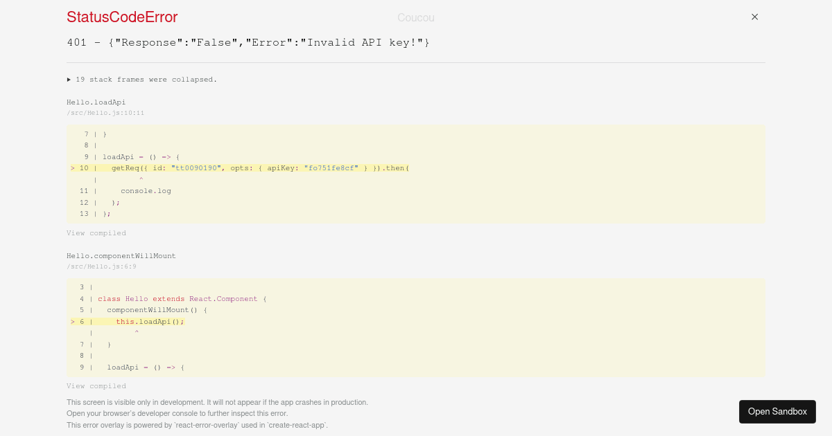 null - Codesandbox