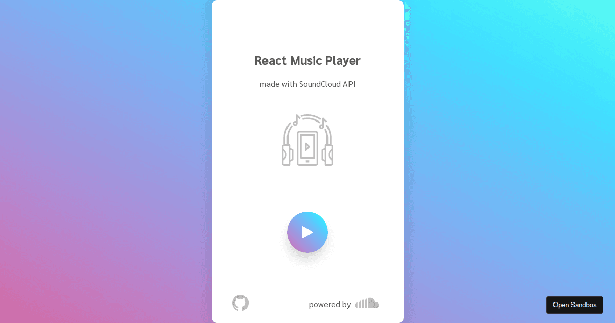 media player - Codesandbox