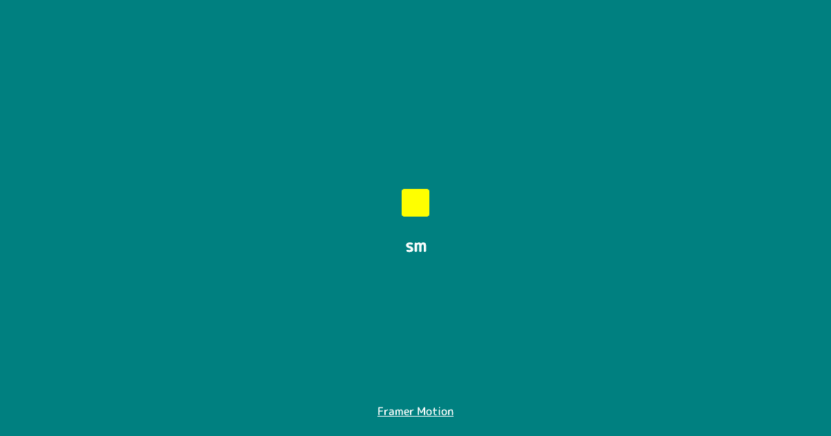 Framer Motion Example - Codesandbox