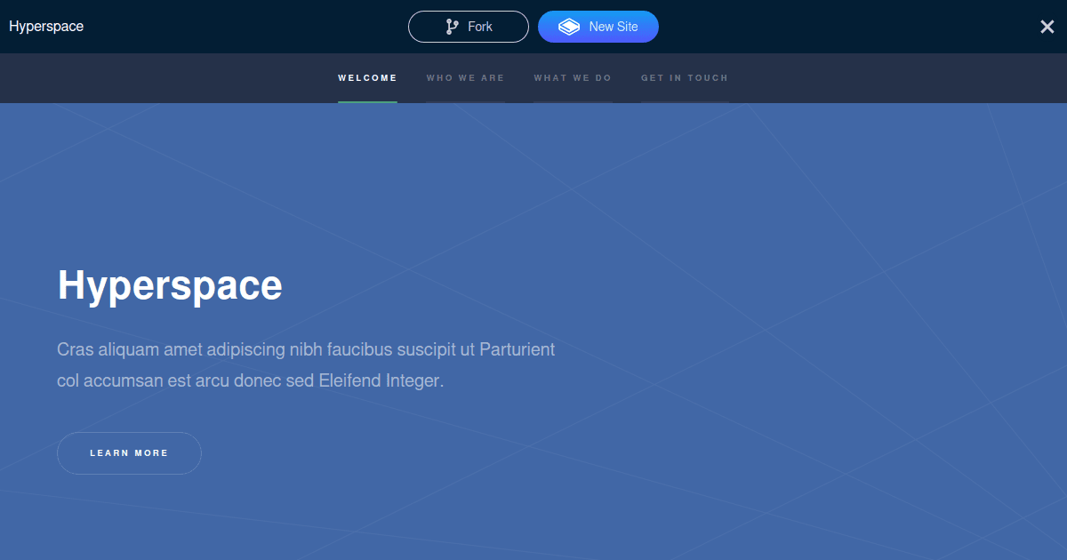 hyperspace - Codesandbox