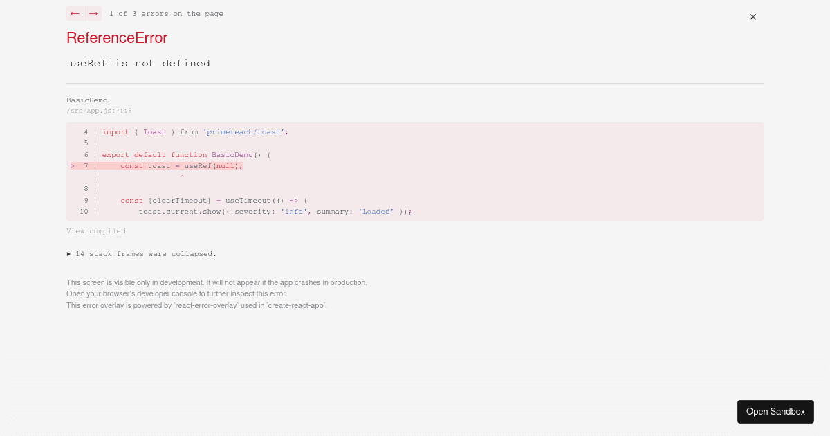 primereact_demo - Codesandbox