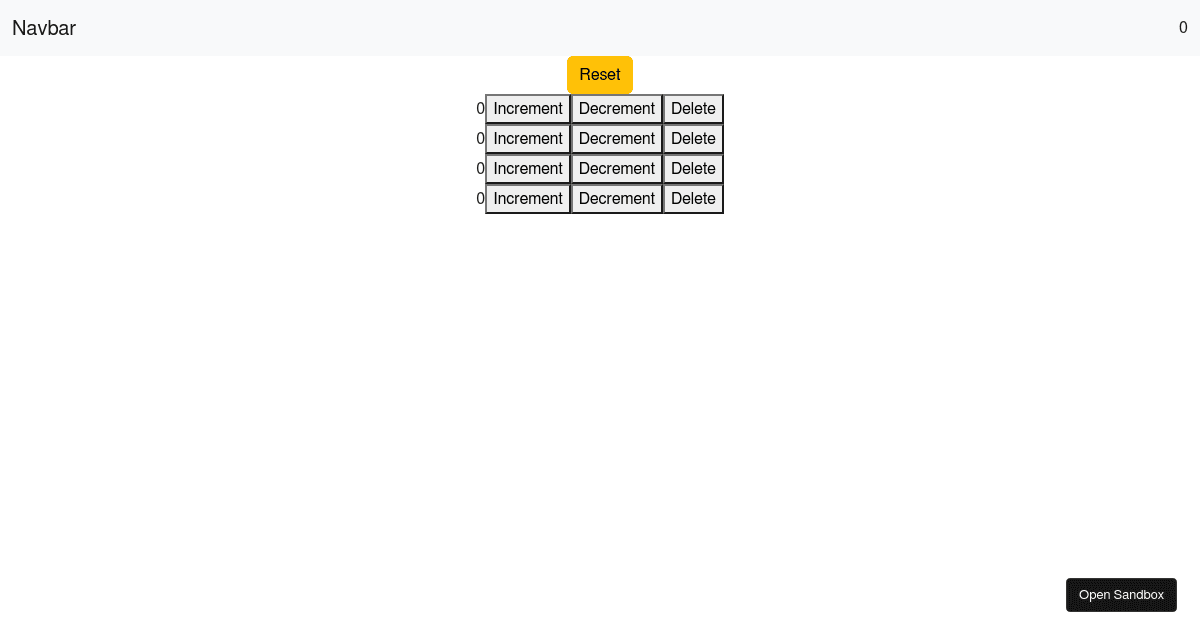 react - Codesandbox