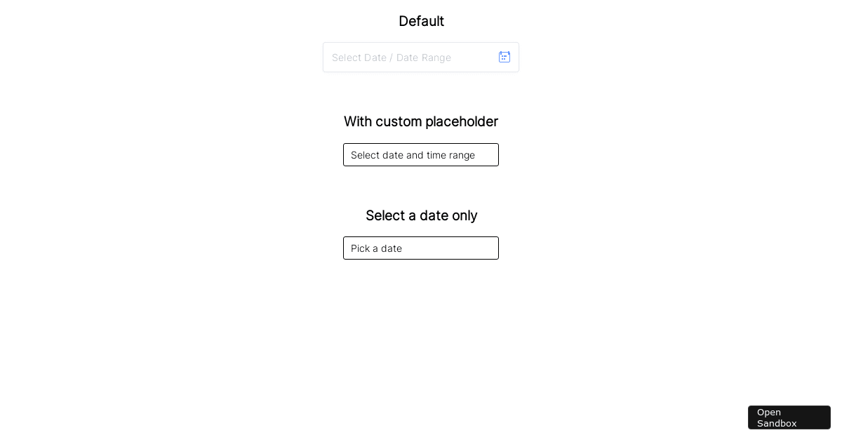 React range picker forked Codesandbox React range picker forked codesandbox